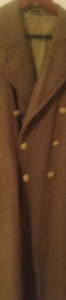 WW2 Army issue wool overcoat